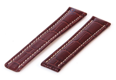 Breitling watchstrap 20mm leather brown
