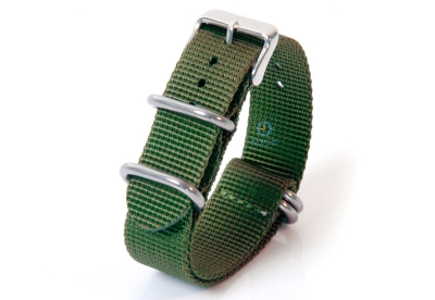 Watchstrap 20mm nylon green