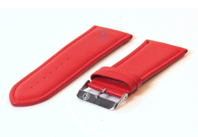 Watchstrap 30mm red leather