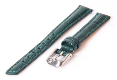 Watchstrap 14mm green leather
