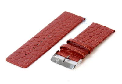 Watchstrap 28mm brown leather