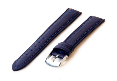Watchstrap 14mm blue leather