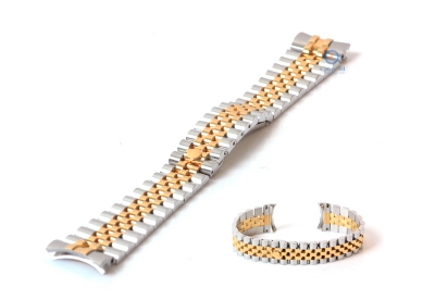 Rolex style watchstrap 20mm stainless steel