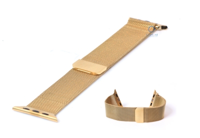 Apple watch watchstrap mesh gold (38mm)