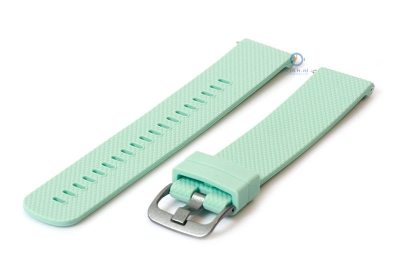 Watchstrap 20mm silicone mint green