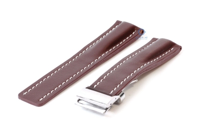 Breitling watchstrap 22mm leather brown