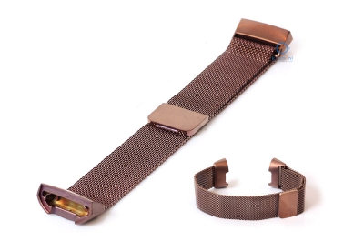 Fitbit Charge 3 watchstrap mesh brons