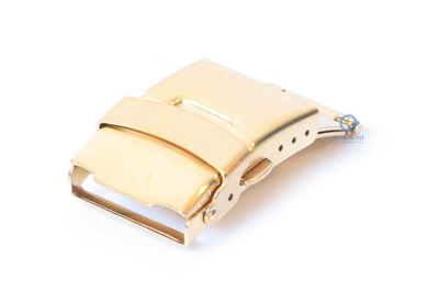 Folding clasp 22mm matt gold