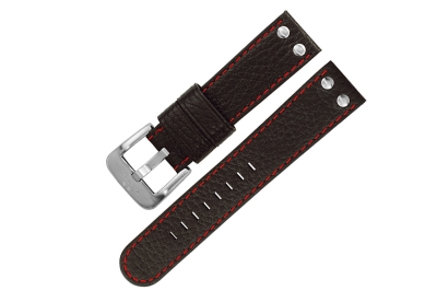 TW Steel watchband 22mm black - red