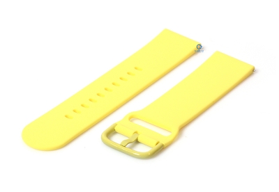watchband 20mm silicone yellow