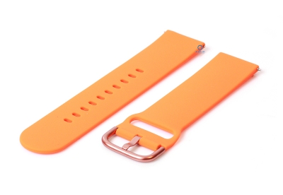watchband 22mm silicone orange