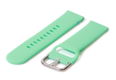 Watchstrap 22mm silicone mint green