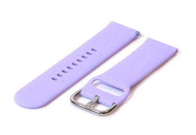 Watchstrap 22mm silicone lila