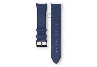 Hugo Boss 22mm perforated strap - navy