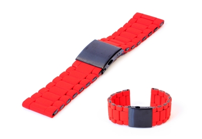 Watchstrap 28mm red steel
