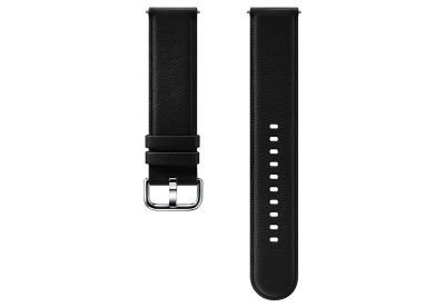 Samsung Galaxy Active2 watchstrap leather black (S/M)