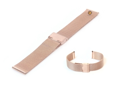 14mm adjustable watch strap - Rose Gold Mesh