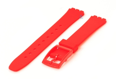 Swatch Lady watch strap 12mm red