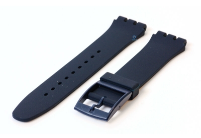 Swatch Irony Sistem51 watch strap 20mm dark blue