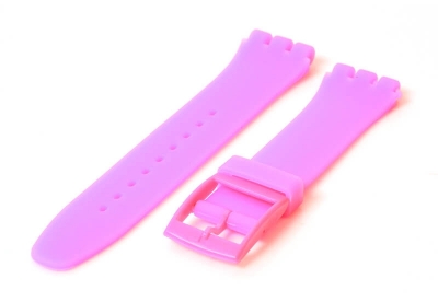 Swatch Irony Sistem51 watch strap 20mm neon pink