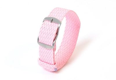 Perlon watch band 16mm pink