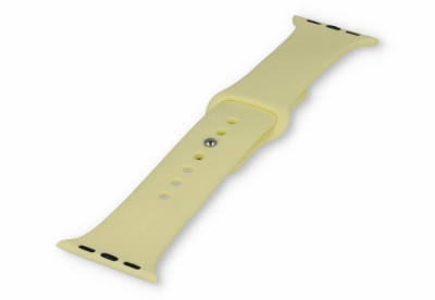Apple watch strap silicone pastelyellow - 38/40/41mm