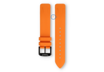 Tissot watch strap T0814201705702 orange silicone