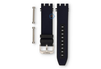 Tissot watch strap T1154272704100 blue rubber