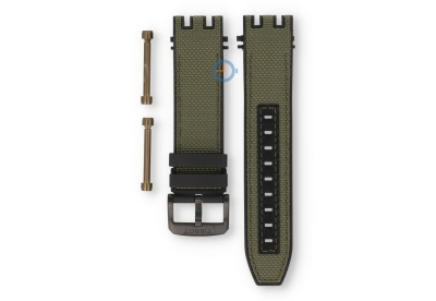 Tissot watch strap T1154273709100 green rubber