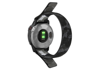 Nylon 26mm watch strap with velcro - Armygrey
