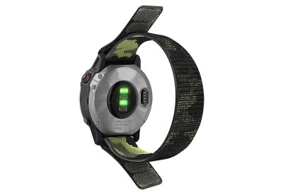 Nylon 26mm watch strap with velcro - Armygreen