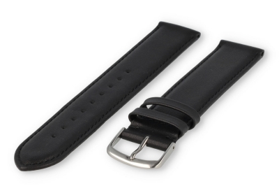 Universal Fossil watch strap - 22mm - smooth - black