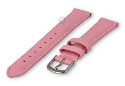 12mm watch strap smooth leather - light pink
