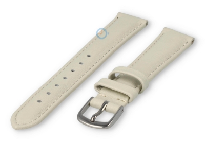 14mm watch strap smooth leather - sand