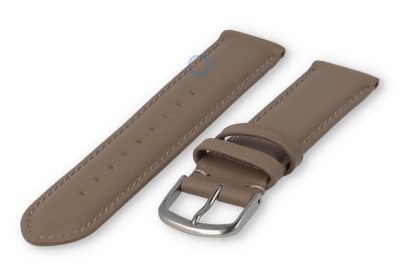16mm watch strap smooth leather - taupe