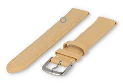 16mm watch strap smooth leather - vanilla