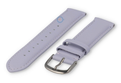 16mm watch strap smooth leather - light purple