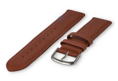 Universal Fossil watch strap - 20mm - smooth - brown