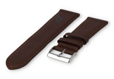 Universal Tommy Hilfiger watch strap - 22mm - smooth - darkbrown