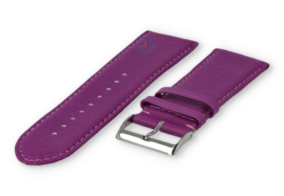 26mm watch strap smooth leather - light purple