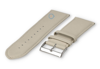 28mm watch strap smooth leather - sand