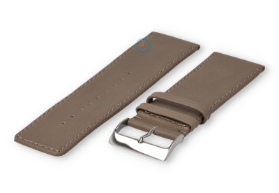 30mm watch strap smooth leather - taupe
