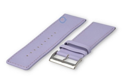 30mm watch strap smooth leather - light purple
