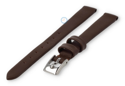 Seamless and smooth strap 8mm - dark brown