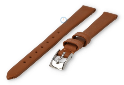 Seamless and smooth strap 8mm - light brown