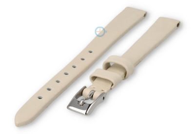 Seamless and smooth strap 8mm - cream-coloured