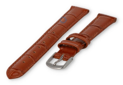 Small leather watch strap - 14mm - brown