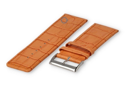 Deluxe croco watch strap - 30mm - apricot