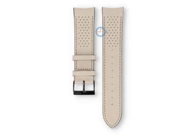 Hugo Boss 22mm perforated strap - beige
