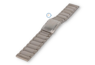 22mm Titanium watch strap - silver